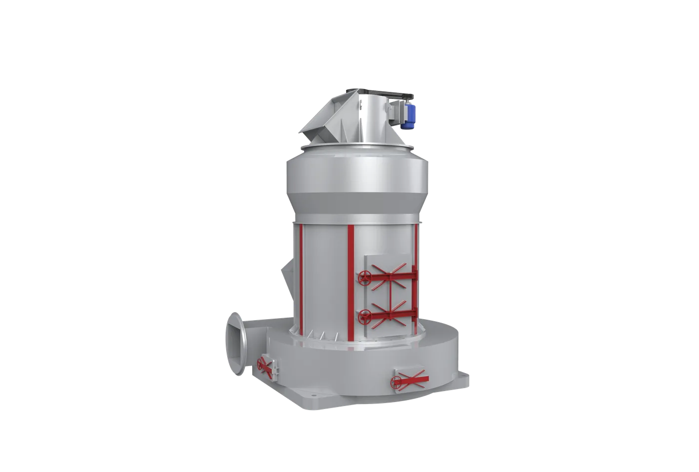 CRRM Raymond mill chamber rendering